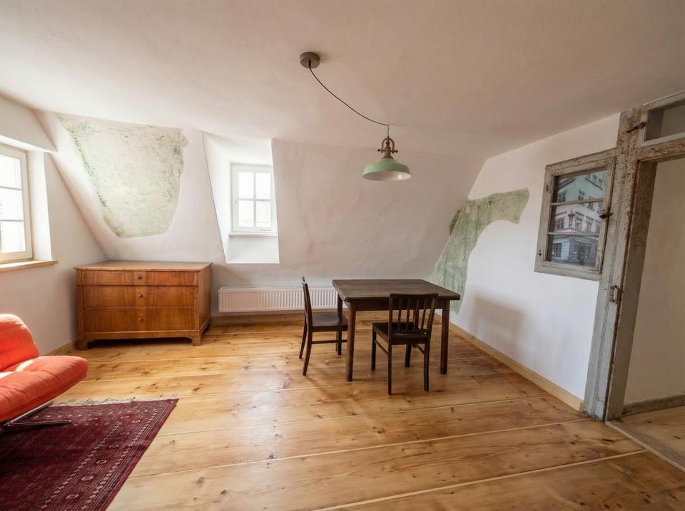 3-Zi-Einliegerwohnung, alte Likörfabrik, Dachterasse, an der Max-Str.