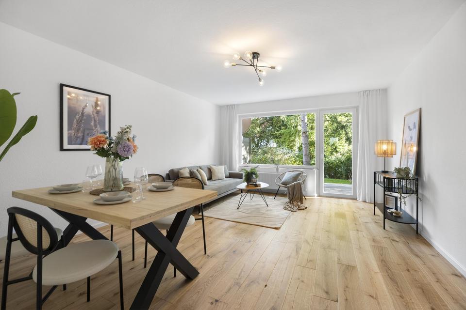 Seltene Gelegenheit – frisch renovierte 4-Zimmer-Wohnung mit Südterrasse & Gartenanteil – Bild 2