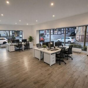 #Schaufensterbüro #Klimatisiert #kernsaniert #Netzwerktechnik #Teeküche