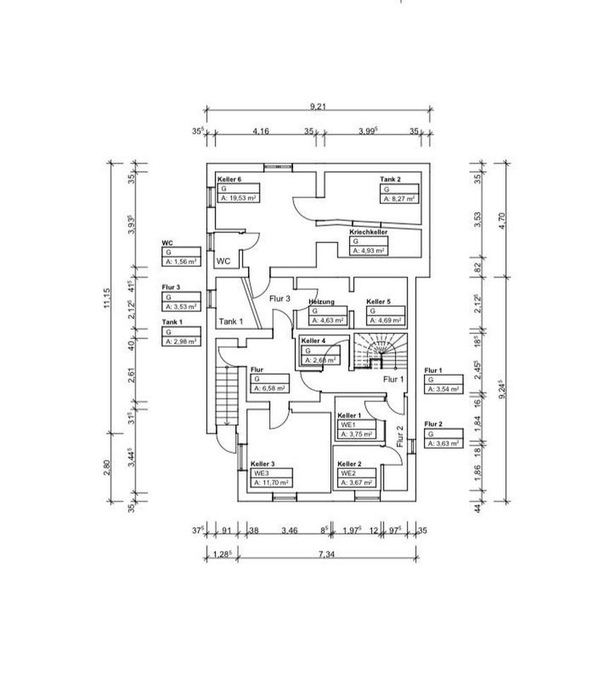 Sofort frei! Freistehendes Zweifamilienhaus mit 2 Garagen! – Bild 19