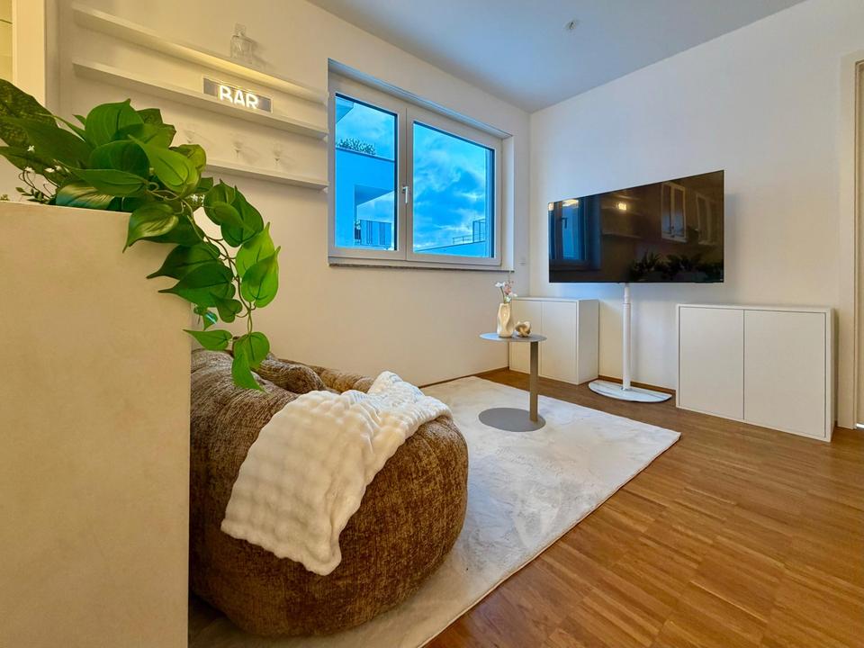 All-Inclusive-Miete: Vollmöbliertes WG-Zimmer mit exklusivem Balkon & Aufzug in Neubau-Siedlung! – Bild 22