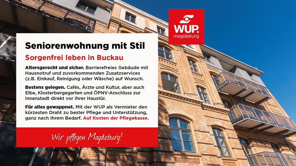 Barrierefreie 3-Raum-Seniorenwohnung in Magdeburg-Buckau