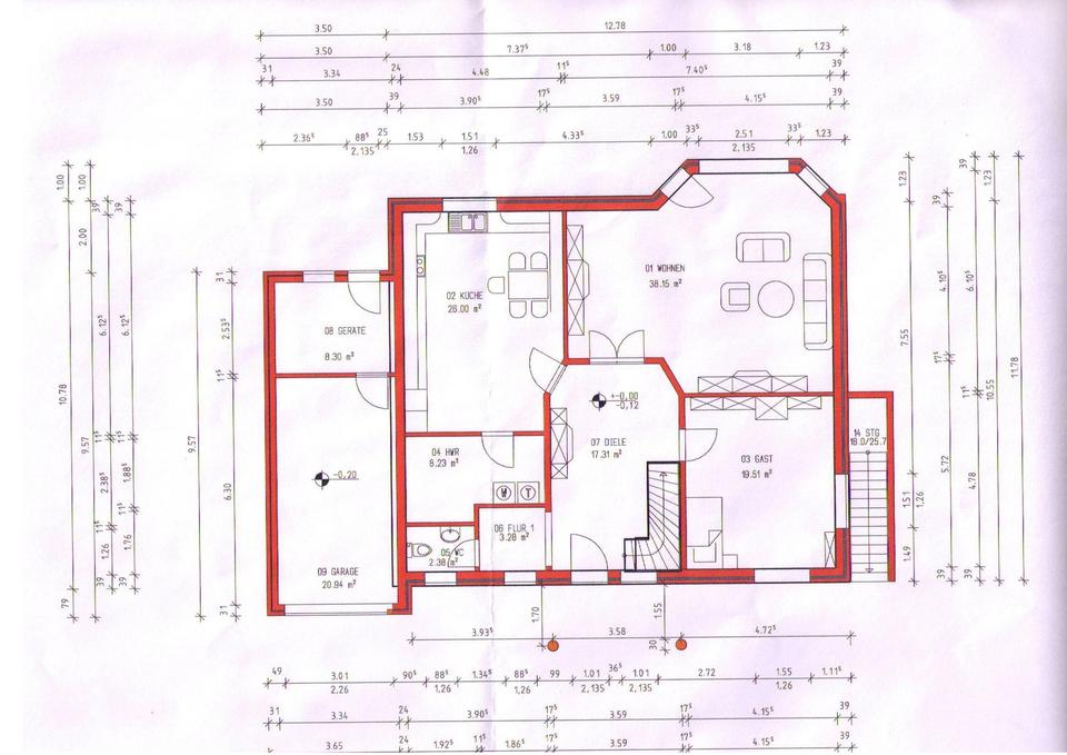 Großzügiges Einfamilienhaus mit Betriebshalle 10x18m – Bild 13
