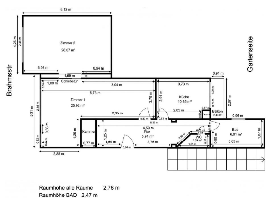 Zentrale Traumwohnung in der List – 80m² mit heller Raumaufteilung und perfekter Anbindung – Bild 11