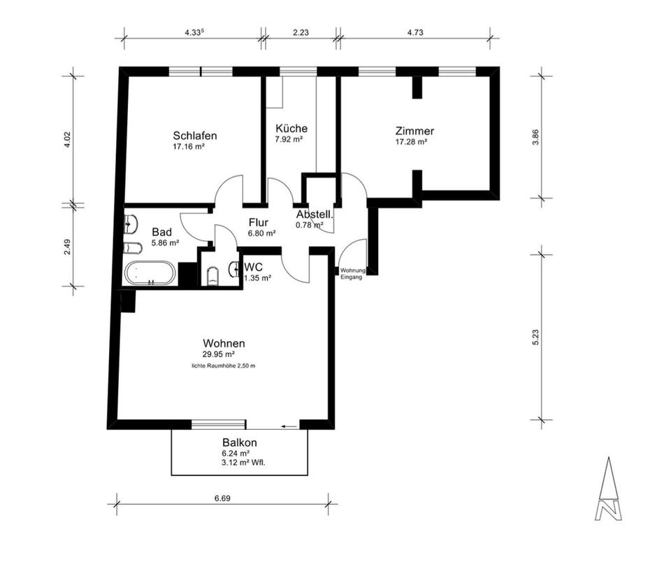 Traumhafte 3-Zimmer-Wohnung in Bremen Walle – Modern und einladend! – Bild 24