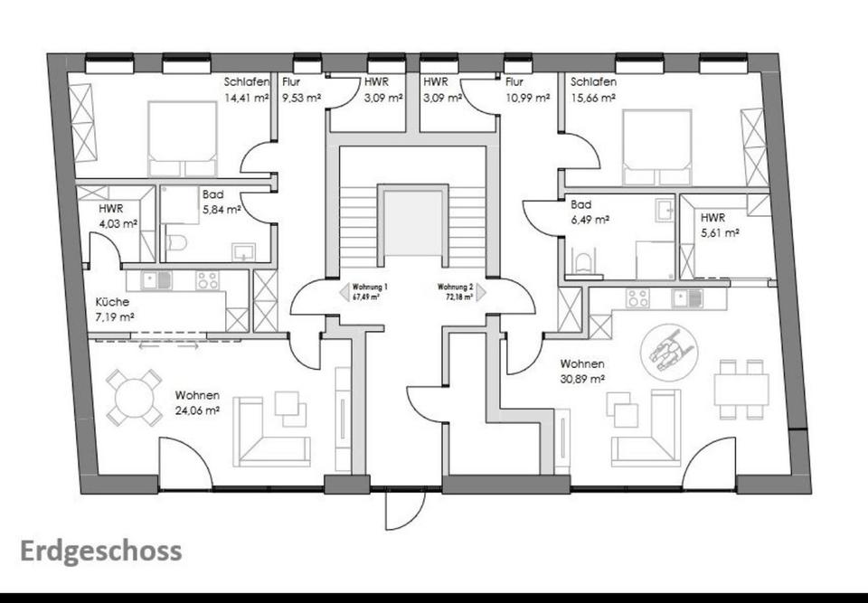 !Preisreduktion! Neubau Penthouse mit 2 Dachterrassen in den Pagodenhöfen – Bild 9
