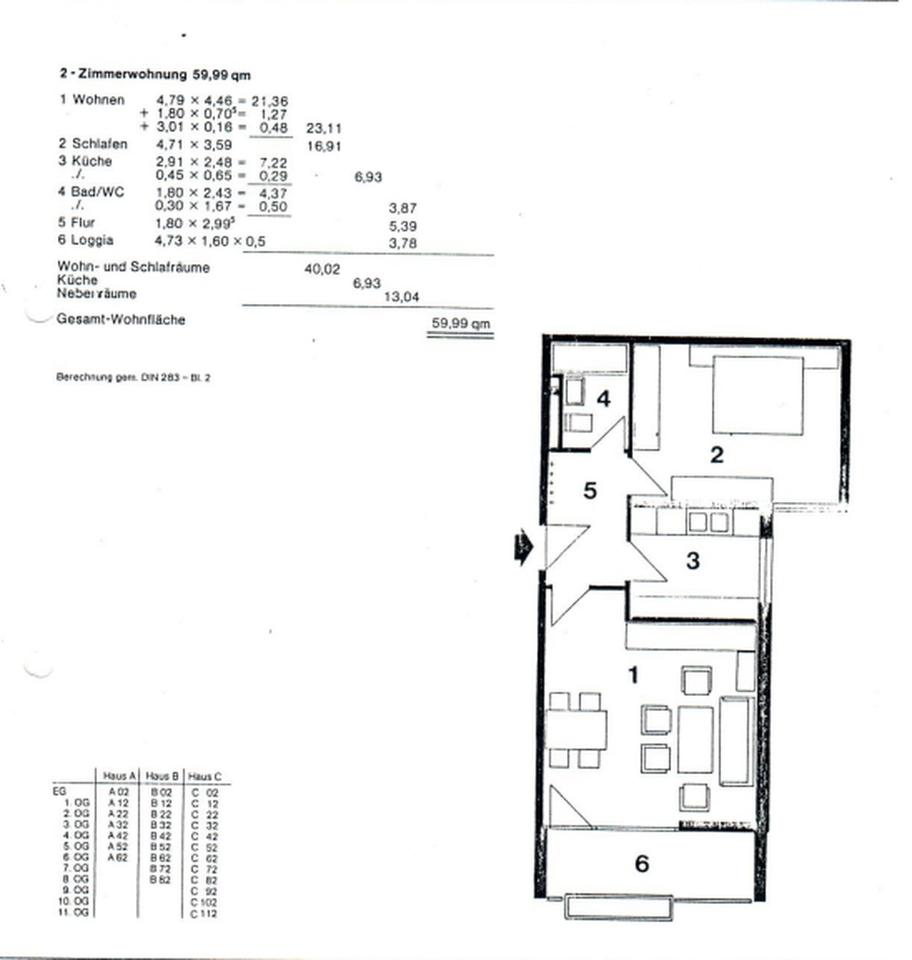 Vermietete 2-Zimmer-Wohnung in zentraler Lage von Kriftel/Ts. – Bild 13