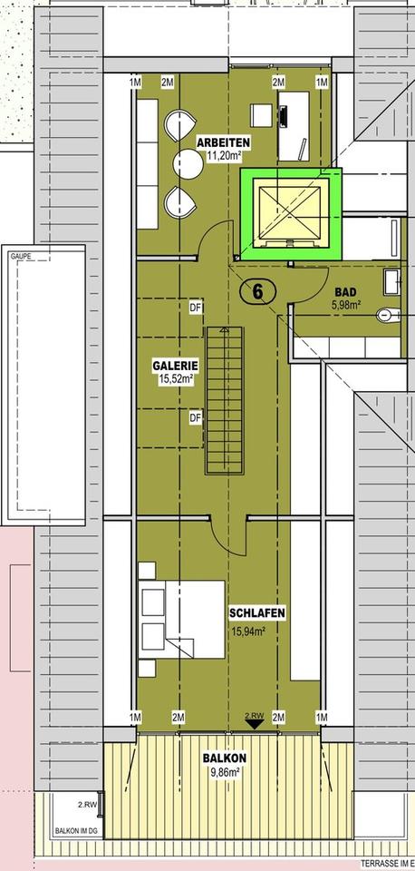 Wohnen wie im Haus mit Blick ins Grüne – Bild 8
