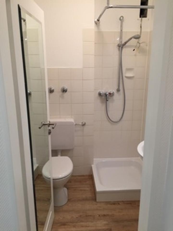 Schöne helle 1-Raumwohnung ruhig gelegen mit Kleiner Küche und Teilmöbiliert – Bild 6