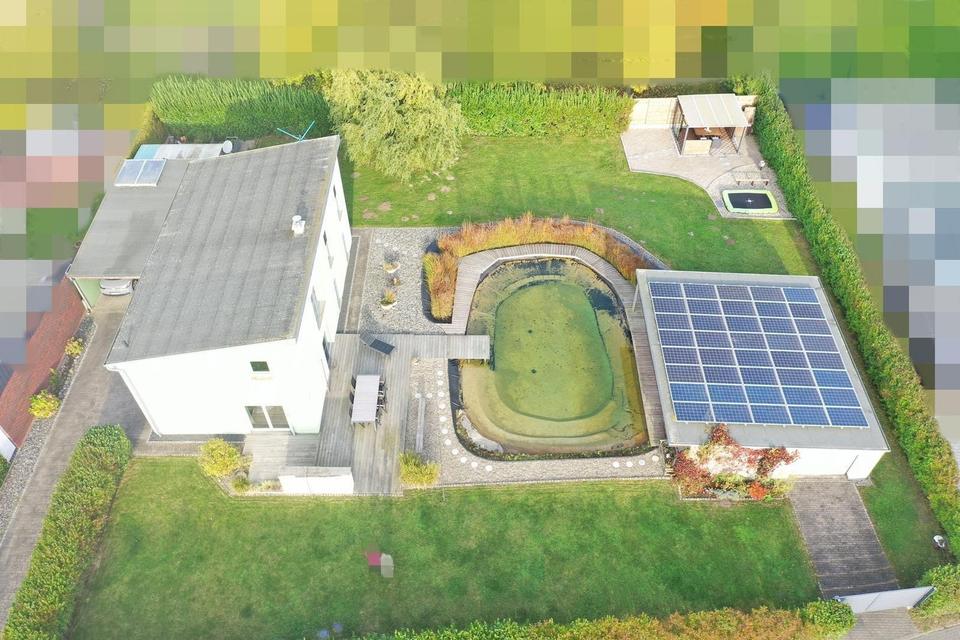 Architektenhaus (KfW 40) mit Schwimmteich + Nebengebäude ( 78 m²)+Solar – Bild 40