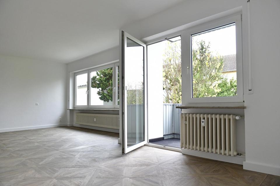 Großzügige, helle 3-Zimmer Erdgeschosswohnung mit Rundumblick ins Grüne – Bild 12