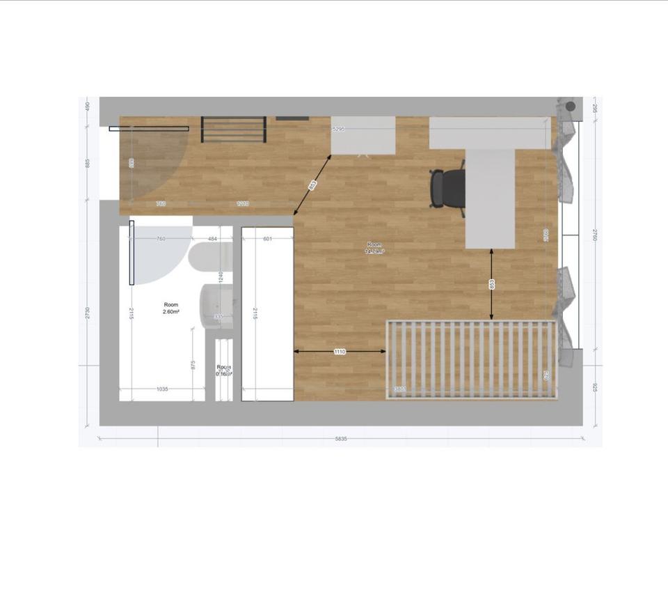 STUDENTENappartement mit Balkon oder Terrasse – Bild 15