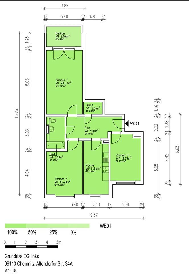 Charmante Wohnung in der Altendorferstraße – Bild 7