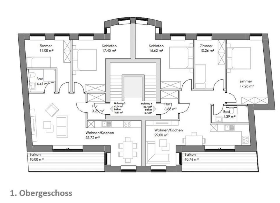 !Preisreduktion! Neubau Penthouse mit 2 Dachterrassen in den Pagodenhöfen – Bild 10