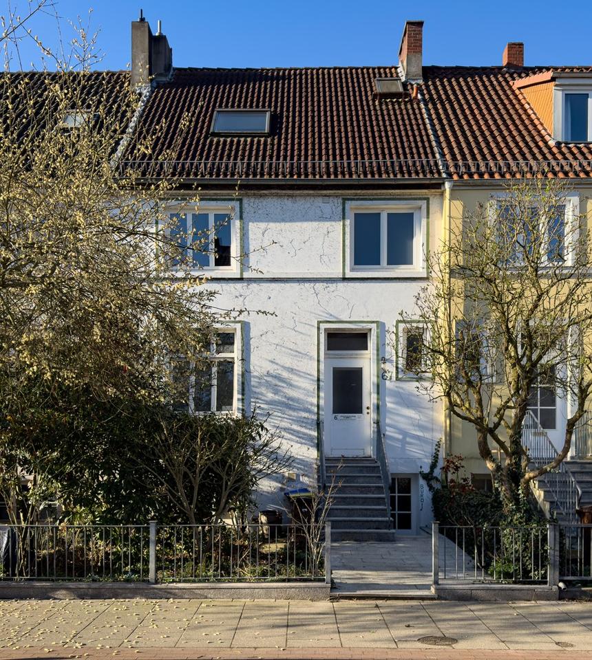 Altbremer Reihenhaus mit großem Südgarten in Neu-Schwachhausen, Nähe Bürgerpark