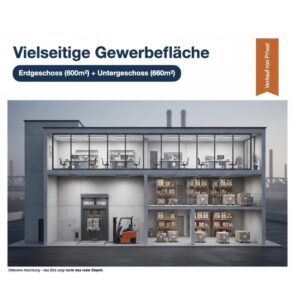 Gewerberäume inkl. großzügigen Lagerfläche an viel befahrener Straße (ehem. Supermarkt)
