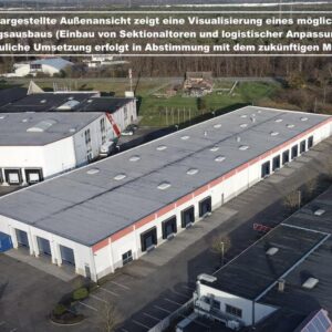 Flexible Gewerbefläche 1.200 m², neben ALDI, über 100 Stellplätze, vielseitige Nutzung möglich
