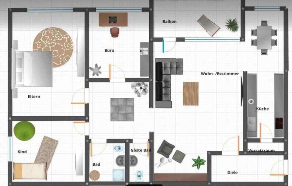 Eigentumswohnung 110qm Top Lage Saarlouis-Steinrausch – Bild 16