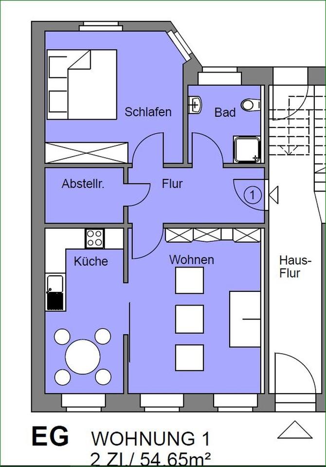2-Raum-Wohnung im aufstrebendem Stadtteil Buckau – Bild 12