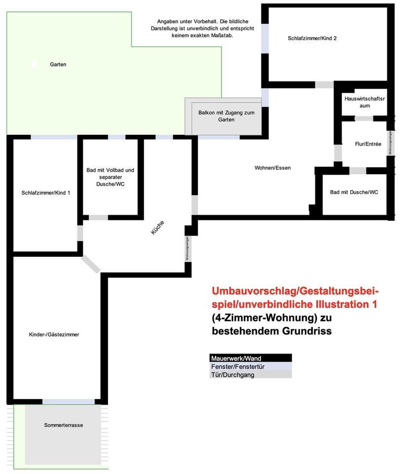 Neubau (kernsanierter Altbau) 115 qm, Garten, Balkon, Terrasse, Energiekl. B, beim Rüdesheimer Platz – Bild 27