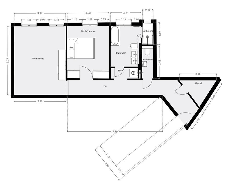 Stilvoller Altbau-Traum in bester Lage in Berlin-Mitte 2,5 Zimmern und luxuriösem Interior-Konzept – Bild 22