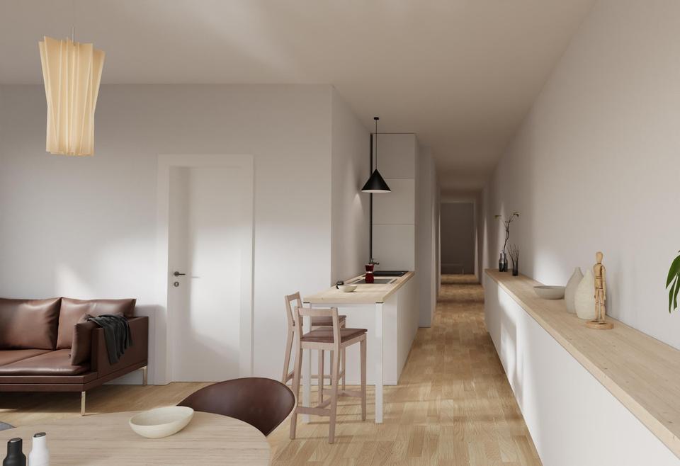 Neubau-Erstbezug: Süd-West-Dachgeschosswohnung mit Balkon, Stellplatz & Aufzug – Bild 2