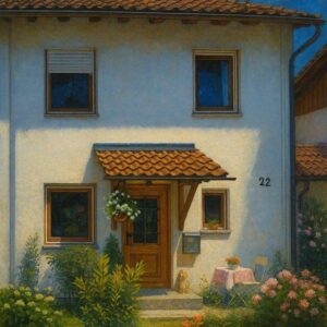 Ruhige Lage! Sehr gepflegte Doppelhaushälfte mit Kachelofen u. gemütlichem Garten in Kastl