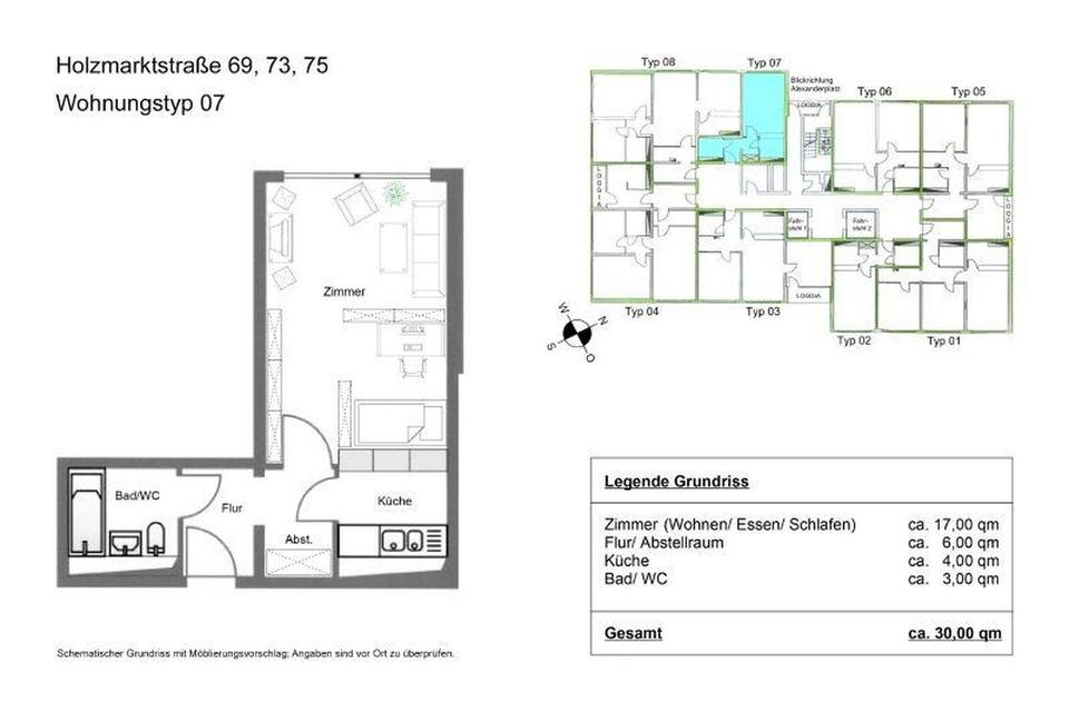 1-Zimmer City-Apartment in Berlin-Mitte - provisionsfrei vom Eigentümer – Bild 25