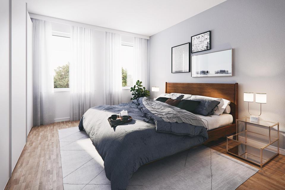 Neubau-Erstbezug: Süd-West-Dachgeschosswohnung mit Balkon, Stellplatz & Aufzug – Bild 3