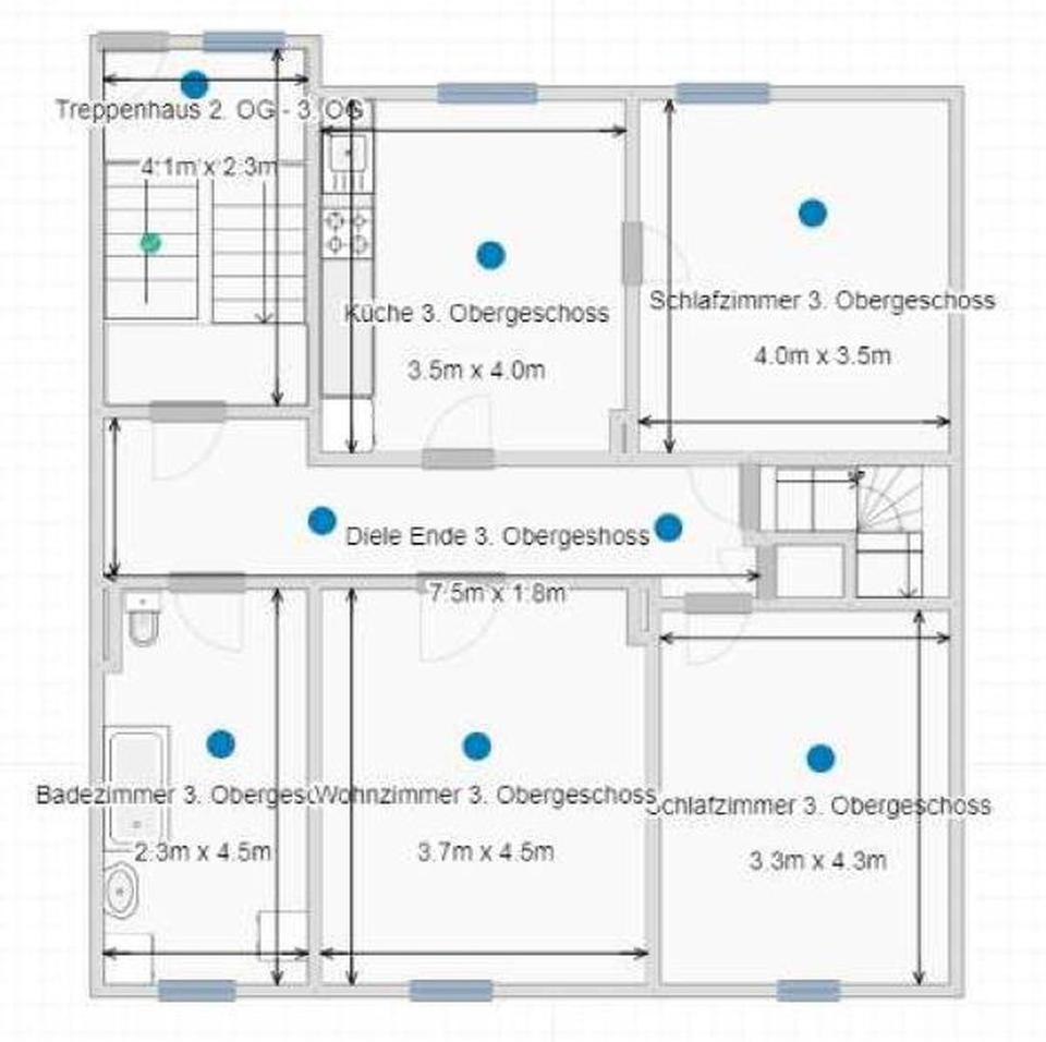 Helle 3-Zimmer-Wohnung mit Wohlfühlcharakter in Dortmund – Nähe Borsigplatz – Bild 13