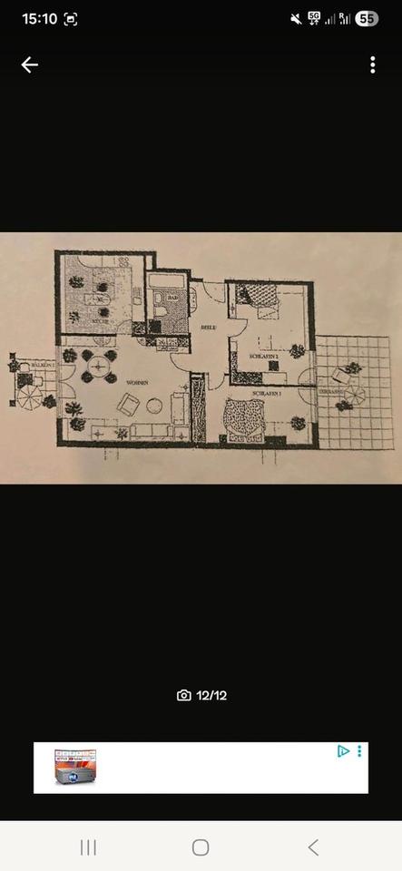 3 Zimmer Dachgeschosswohnung mit Sonnenterrasse – Bild 11