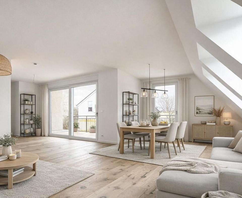 3-Zimmer Dachgeschosswohnung mit großzügigem Wohnbereich – Bild 5