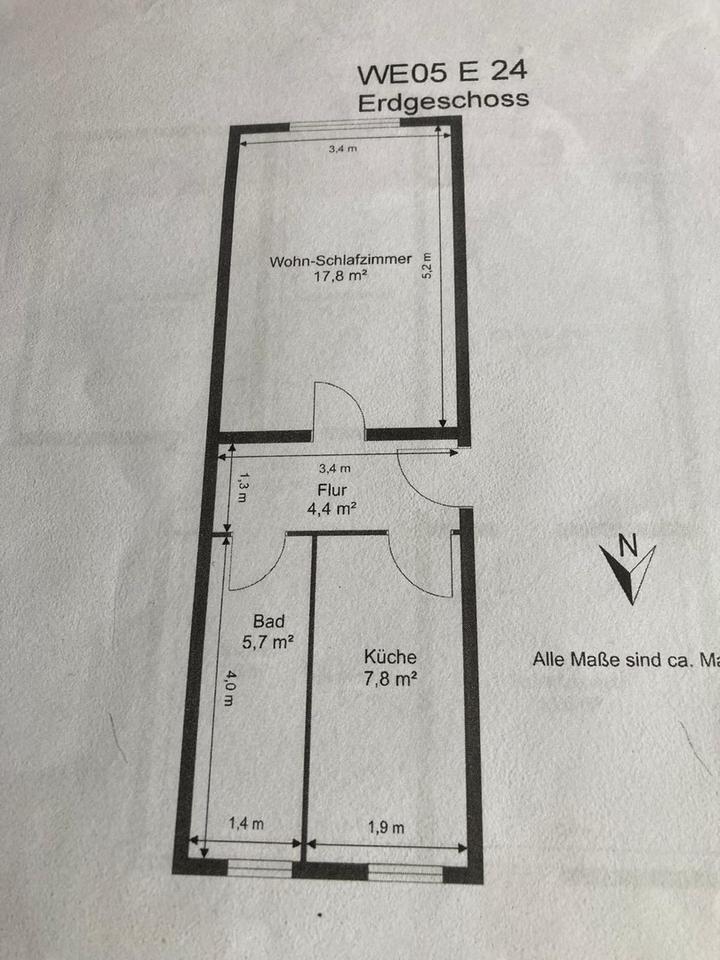2-RMW 54m² in ruhige Lage - Einzugsmonat kostenlos, EBK, Badewanne – Bild 7