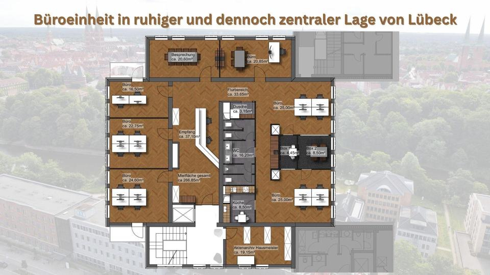 Büroeinheit in zentraler Lage von Lübeck – Bild 2