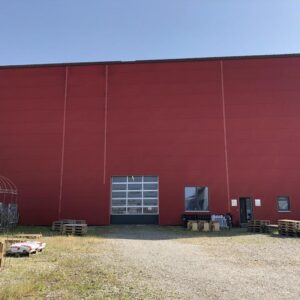 Hohe Gewerbehalle, Lager- und Produktionshalle Nähe A 96/A 7, Nähe Flughafen, grosser Aussenbereich