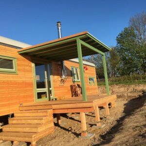 EDEL-TINY-PROVIONSFREI-1.Wohnsitz-Baugenehmigt-Baugrundstück-Selbstversorgung-Weitgehend autark