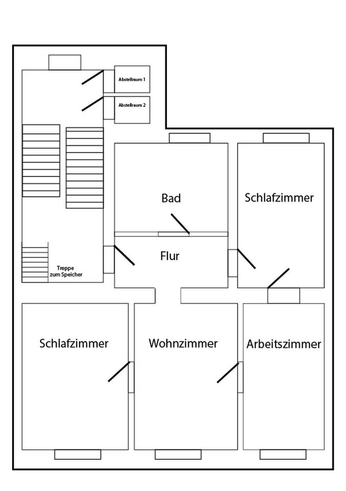 Vielseitiges Wohnhaus: Großfamilie oder 2×3-Zimmer-Wohnungen + Gewerbe & Garten – Bild 17