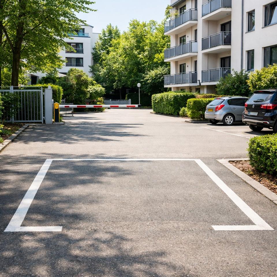 Außenstellplätze im Innenhof – Korbinianplatz / U-Bahn Frankfurter Ring