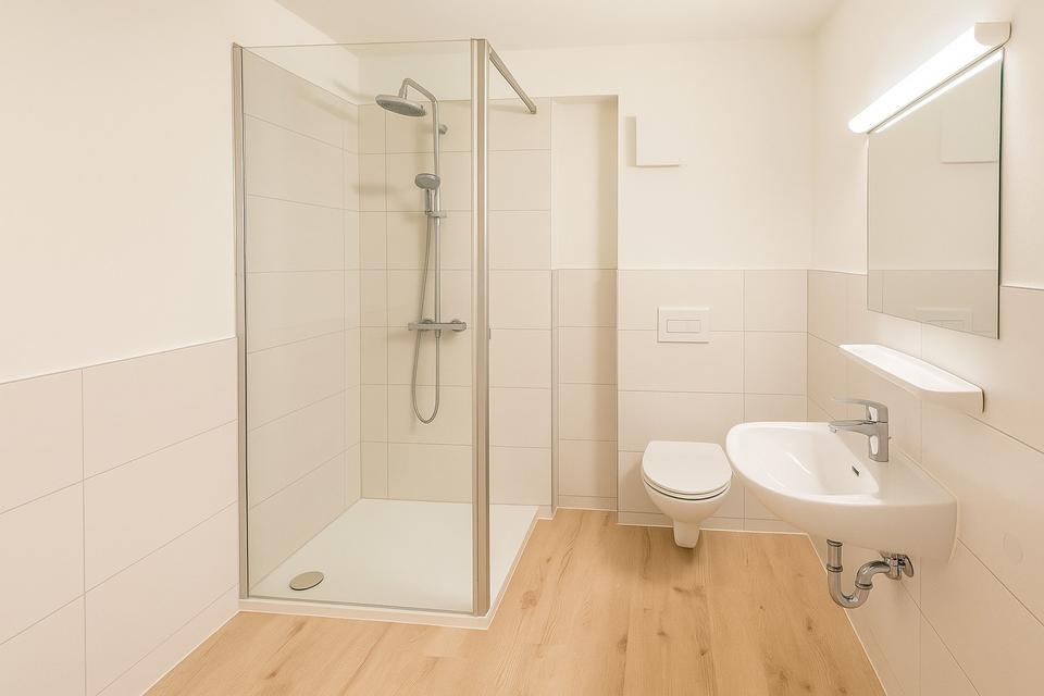 Barrierearme Zwei-Zimmer-Wohnung mit Aufzug, großem Südbalkon und Stellplatz – Bild 4