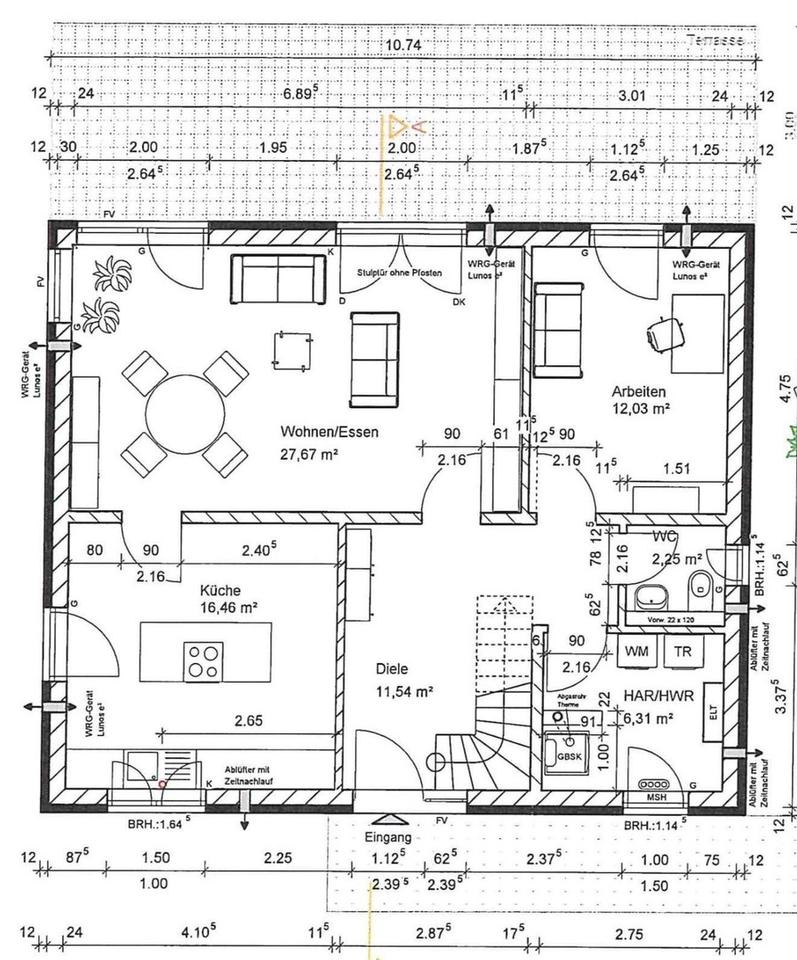 Freistehendes Einfamilienhaus