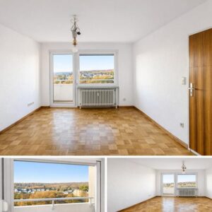 Lichtdurchflutete 3-Zimmer-Wohnung im 7. Stock mit Panorama-Ausblick & Tiefgarage