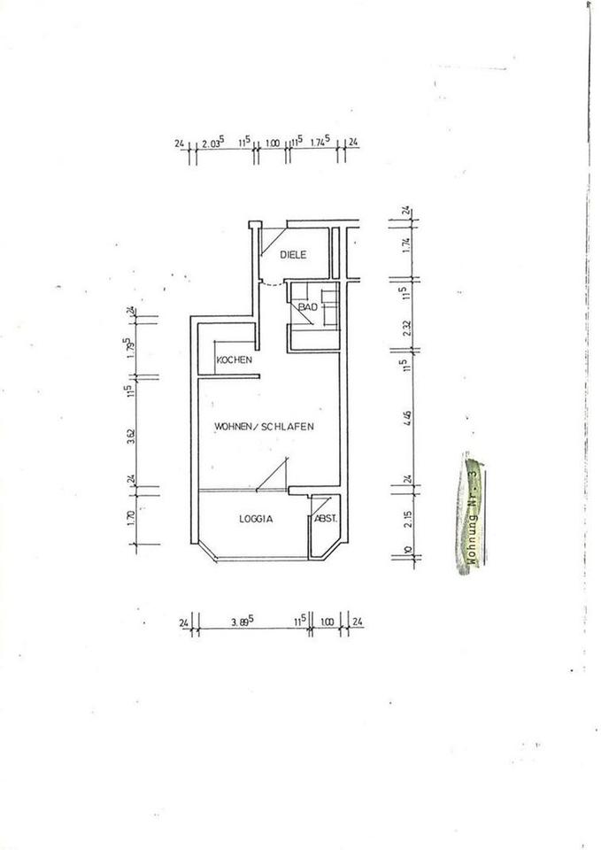 1-Zimmer-Wohnung mit 39 qm Wfl. und Balkon als Kapitalanlage oder Eigennutzung – Bild 19