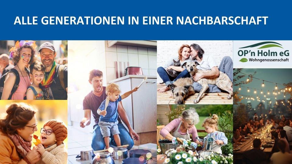 Op'n Holm - 4-Zimmer - Süd-West-Balkon - private Wohngenossenschaft – Bild 4