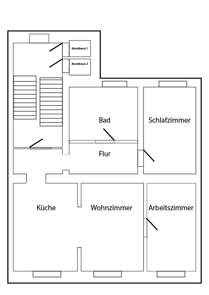 Vielseitiges Wohnhaus: Großfamilie oder 2×3-Zimmer-Wohnungen + Gewerbe & Garten – Bild 16