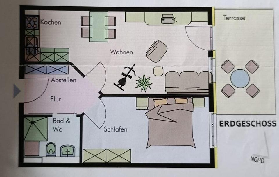 Barrierefreie 2 Zimmer Wohnung mit Terrasse in Seenähe – Bild 20