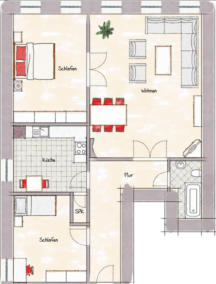 Wohnen im Historisches Juwel von 1659 – Erstbezug nach Renovierung in Citylage – Bild 10