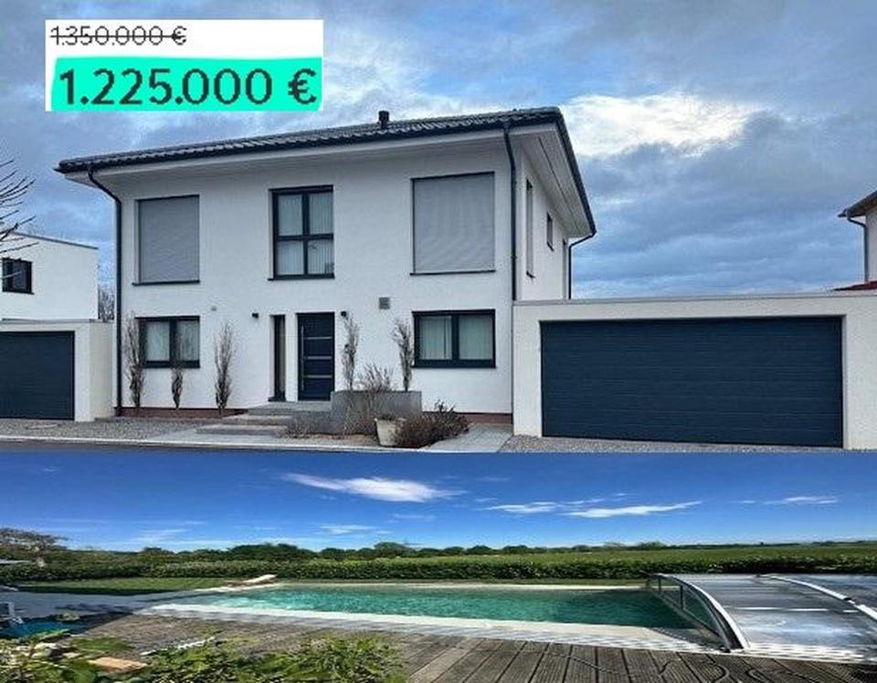 Stadtvilla mit Pool und Alpensicht, in einer ruhigen, attraktiven und Traumhaften Lage von Markdorf