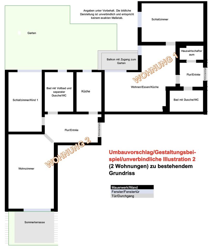 Neubau (kernsanierter Altbau) 115 qm, Garten, Balkon, Terrasse, Energiekl. B, beim Rüdesheimer Platz – Bild 28