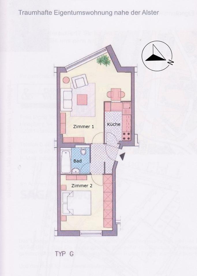 2-Zi.-Wohnung nahe St. Georg & Alster | Süd-West | modernisiert | 44 m² – Bild 11