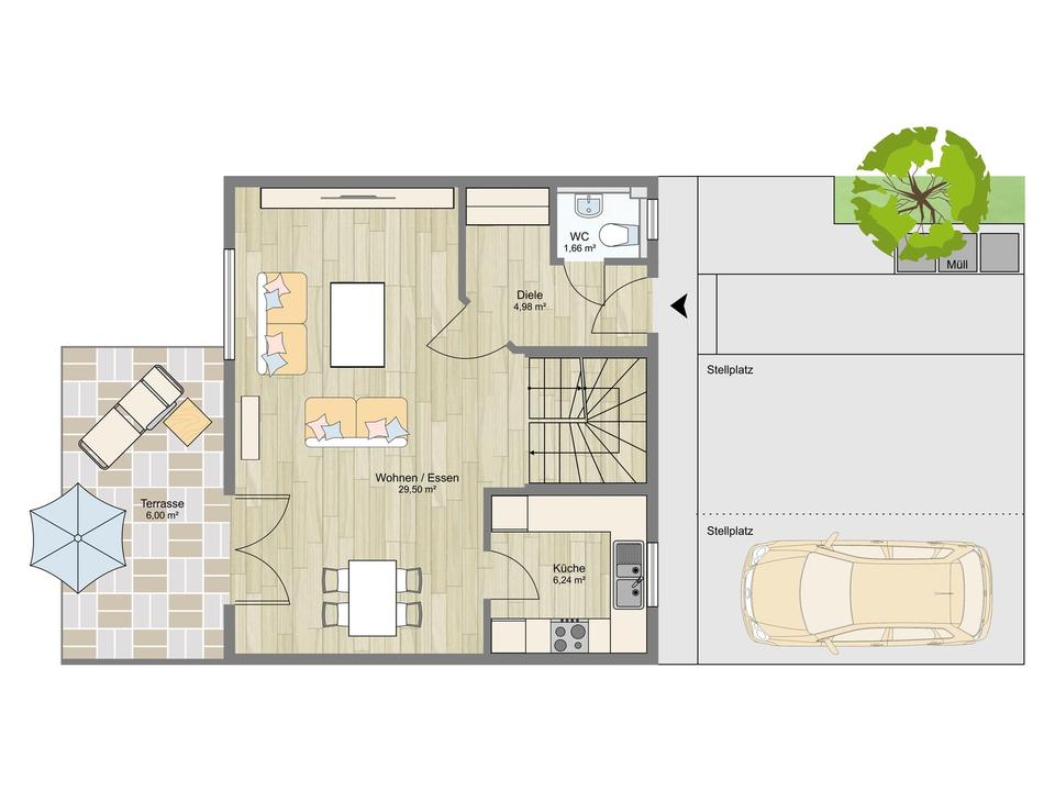Modernes Reihenmittelhaus zum Kauf – Bild 22